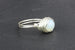 Opalite Wire-wrapped Ring – Silver