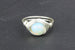 Opalite Wire-wrapped Ring – Silver