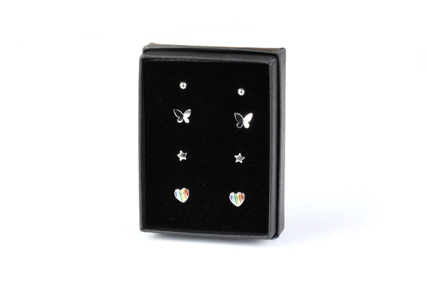 Sterling Silver Tiny Stud Earrings