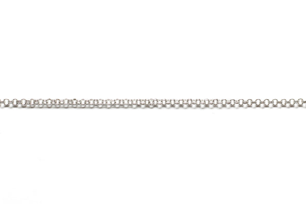 Double Round Link Chain - Silver (Tarnish Resistant)