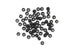 Matte Black Bead Crimps – 2.5mm (2g – Approx. 50pcs)