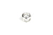 Sterling Silver Cubic Zirconia Pendant Bead – 4mm x 5mm
