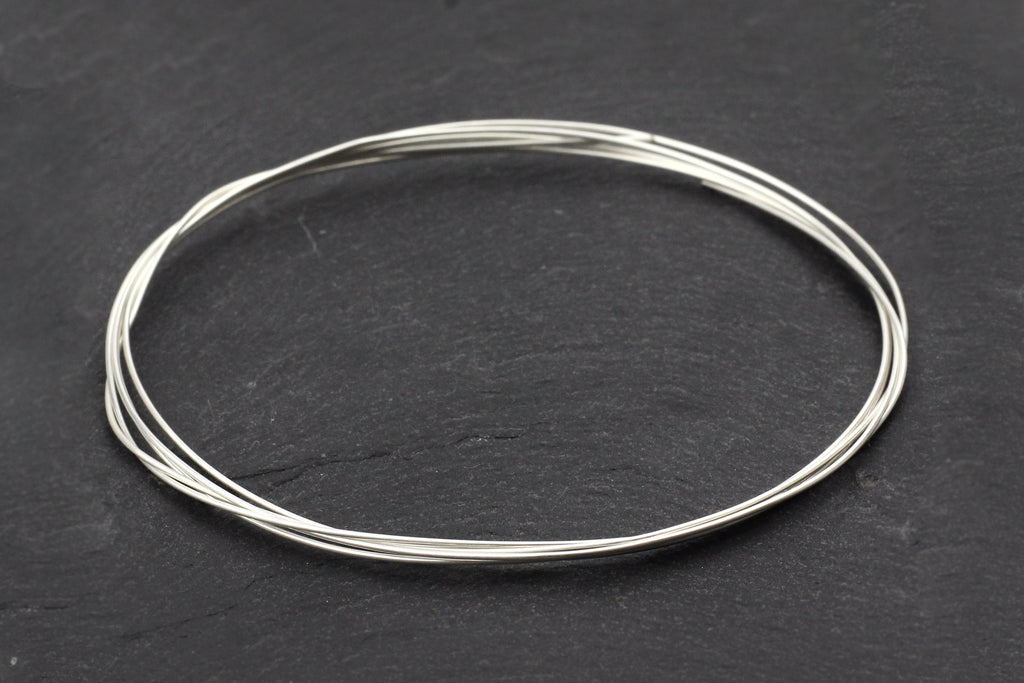 Sterling Silver Jewellery Wire – 0.6mm (Price per metre)
