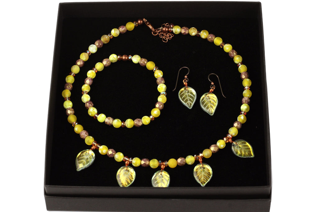 Handmade Beaded Jewellery Gift Set 