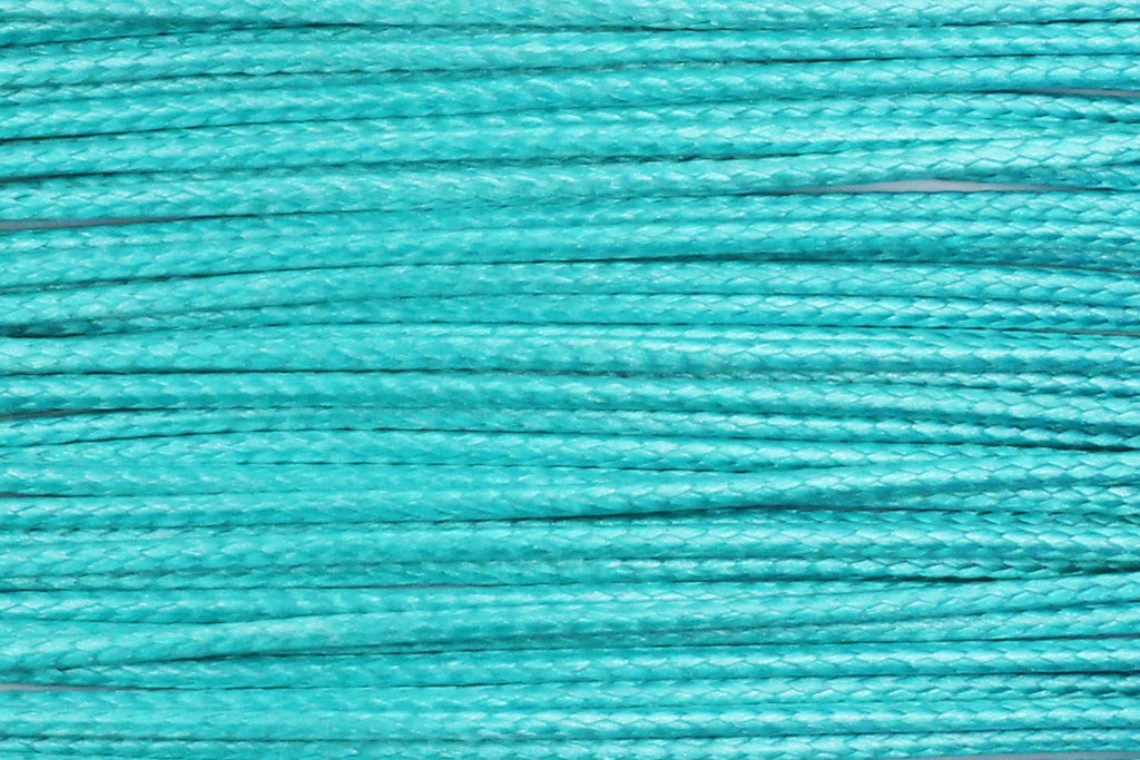 Fine Cotton Cord in Turquoise - 1mm (5 metres) for Jewellery Making and Macrame