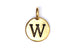 Kerrie Berrie Gold Plated Pewter Tierracast Initial Alphabet Letter Charm