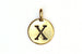 Kerrie Berrie Gold Plated Pewter Tierracast Initial Alphabet Letter Charm