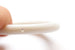 *50% OFF* White Acrylic Ring Bead w/ Hole – 45mm (10pcs)